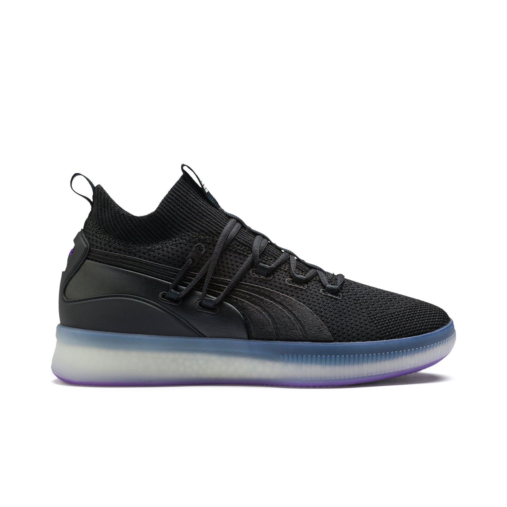 Puma clyde court black purple hot sale